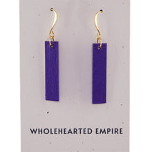 Load image into Gallery viewer, Purple - Minimalist Rectangle Earrings