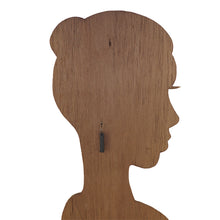 Load image into Gallery viewer, Black - Minimalist Rectangle Earrings