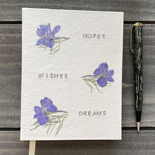 Load image into Gallery viewer, Hopes, Wishes, Dreams - Flower Journal - Lined Pages