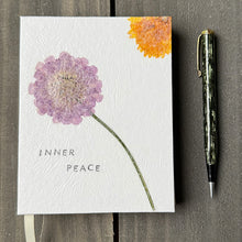 Load image into Gallery viewer, Inner Peace - Flower Journal - Lined Pages