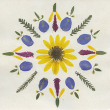 Load image into Gallery viewer, Delphinium Mandala - Pressed Flower Print