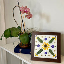 Load image into Gallery viewer, Sage Mandala - Pressed Flower Print