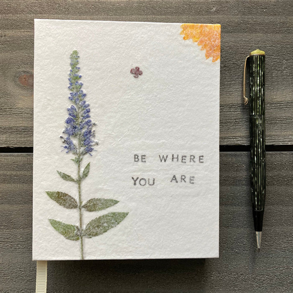 Where You Are - Flower Journal - Lined Pages