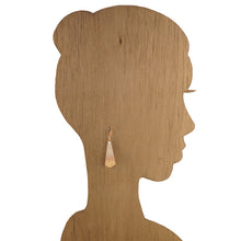 Load image into Gallery viewer, Tan &amp; Copper Gradient - Long Teardrop Earrings
