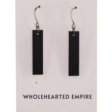 Load image into Gallery viewer, Black - Minimalist Rectangle Earrings
