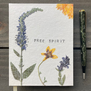 Free Spirit - Flower Journal - Blank Pages