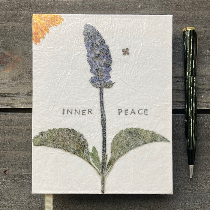 Inner Peace - Flower Journal - Lined Pages