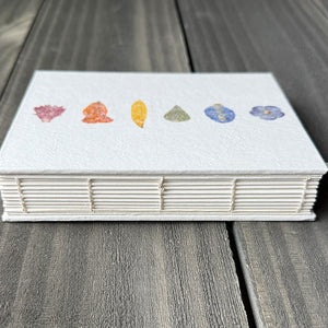 Rainbow - Flower Journal - Blank Pages