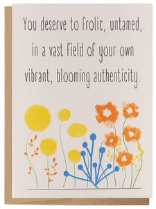 Authenticity - Recycled Paper Card